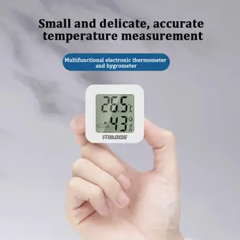 1/5шт ЖК-цифровой термометр-гигрометр Электронный датчик температуры в помещении, Гигрометр, бытовой термометр, декор