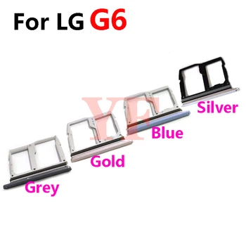 10 Шт. Для LG G6 G5 G2 G8 G8X H820 H830 VS987 LS992 Устройство Чтения Sim-и SD-Карт Держатель Лоток Слот Водонепроницаемый Контейнер Замена