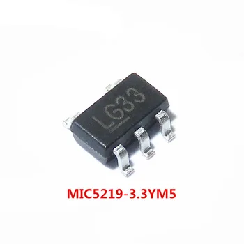 10 шт./лот MIC5219-3.3YM5 SOT23-5 Выходной регулятор LDO MIC5219 LG33 в наличии