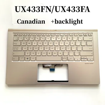 100%Новый Чехол для ASUS ZenBook UX433 UX433FN UX433FA клавиатура ноутбука Упор для рук В сборе BL 90NB0JQ4-R32CB0