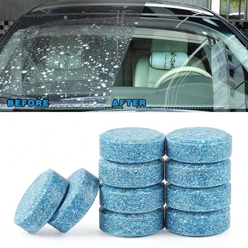 10шт Шипучих таблеток для стеклоочистителя автомобиля Toyota Corolla Chr Auris Yaris