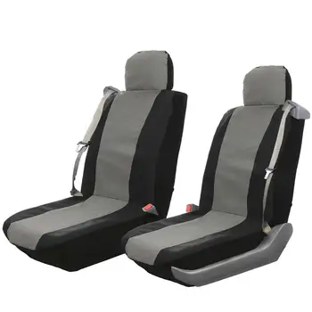 2 сиденья, чехлы для передних сидений автомобиля, встроенные ремни безопасности, чехлы для сидений, чехлы для подушек сидений из искусственной кожи для Ford F-150 2004-2008