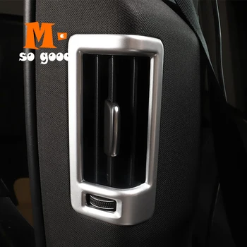 2018 Для Volvo XC60 Задняя Часть Автомобиля/Задняя B-образная стойка Воздуховыпускная/Вентиляционная Крышка Отделка ABS Матовые Аксессуары Для Интерьера Автомобиля Литьевая Наклейка 2 Шт