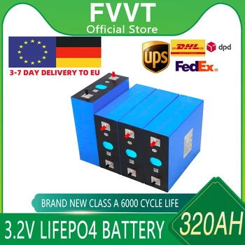 3,2 В Lifepo4 Батарея 320AH 200AH 100AH 50AH DIY Литий железо фосфатный Аккумулятор Аккумуляторная батарея для гольф-кара Для Кемпера RV