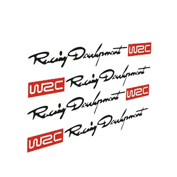 4шт Наклейки На Ручки Автомобиля WRC Rally Racing В Полоску Автомобильные Наклейки Виниловые для Dodge Journey Juvc Charger Durango Cbliber Sxt Dart BABY I