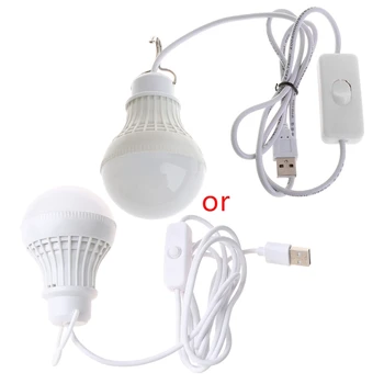 5 Вт 10 светодиодных энергосберегающих USB-ламп для кемпинга, ночника для дома, крючкового выключателя