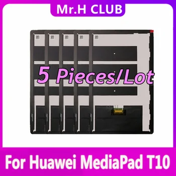 5 Шт. для Huawei MediaPad T10 Honor Pad X6 Дисплей С Сенсорным Экраном Дигитайзер AGR-L09 AGR-W09 AGR-W03 AGRK-L09 В сборе