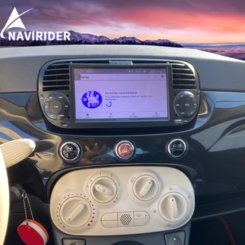 7-Дюймовый Android 13 Автомобильный GPS-Навигатор DVD Мультимедийный Плеер для FIAT 500 2 Din Автомобильный Радиоприемник Стерео Autoaudio Buit In FM DPS WIFI BT