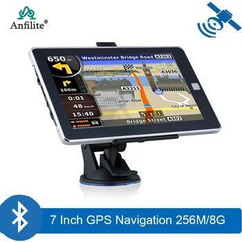 7-дюймовый автомобильный GPS-навигатор 256 М 8 ГБ 800 МГц Проводная камера заднего вида и солнцезащитный козырек для грузовика avin gps-навигатор Заднего вида Парковка