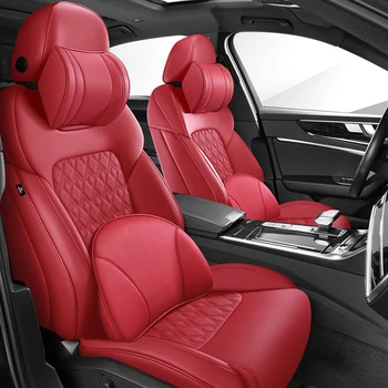 Custom Car Seat Cover For VW CC 2021 accesorios para vehículos 360 ° Full Surround Protective чехлы на сиденья машины 차량용품