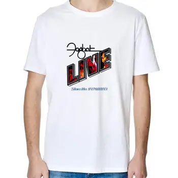 Foghat Live Мужская футболка Унисекс Классические подростковые гранжевые графические футболки Оверсайз Футболка модная Летняя Мужская одежда в стиле Харадзюку