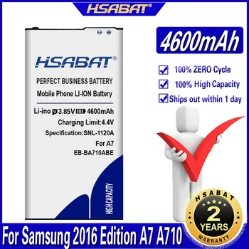 HSABAT 4600 мАч EB-BA710ABE Аккумулятор для Samsung GALAXY 2016 Edition A7 A710 A710F A7100 A7109
