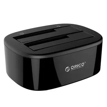 ORICO 6228US3 3,5 Дюймов С Двумя Отсеками USB 3,0 На Sata Hdd Ssd Чехол Док-Станция Для Жесткого Диска Дубликатор Без Инструментов 16 ТБ Для ПК