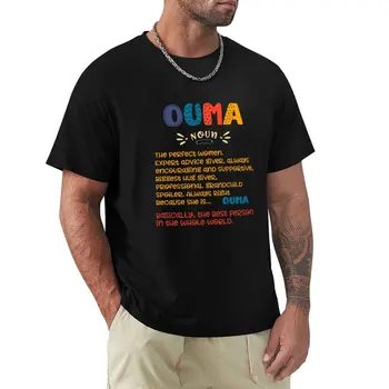 Ouma Definition Grandma Family С милым именем, женская подарочная футболка, футболка нового выпуска, мужские футболки
