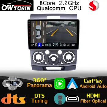 Qualcomm 8 Core Android Автомобильный GPS Радио Для Ford Ranger 2 Everest 2 Mazda BT-50 J97M 2006-2011 360 Камера CarPlay WiFi Оптический HDMI