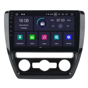 RoverOne Для VW для Volkswagen Jetta 2011 + Android 9.0 Авторадио Автомобильный Мультимедийный Плеер Радио GPS Навигация Головное Устройство БЕЗ DVD