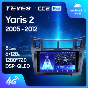 TEYES CC2L CC2 Plus Для Toyota Yaris 2 XP90 2005-2012 Автомобильный Радио Мультимедийный Видеоплеер Навигация GPS Android Без 2din 2 din dvd