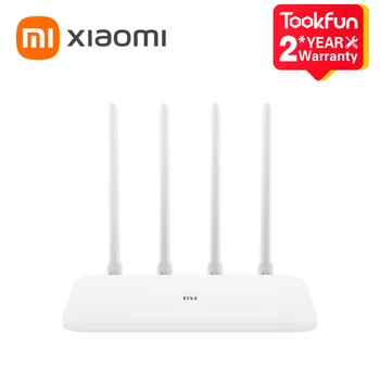 Xiaomi Mi Router 4A Гигабитные Сетевые Порты 2,4 / 5 ГГц 128 МБ Ретранслятор Внешнего Сигнала Сетевой Усилитель Mi Home Родительский контроль