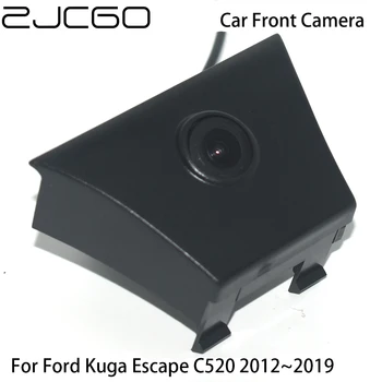 ZJCGO CCD HD Вид Спереди Автомобиля Парковка Логотип Камера Ночного Видения Водонепроницаемый Позитив для Ford Kuga Escape C520 2012 ~ 2019