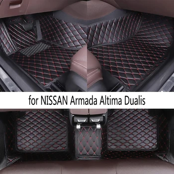 Автомобильные Коврики CRLCRT для NISSAN Armada Altima Dualis Juke Frontier Fuga Leaf March Note Sylphy G11 Rogue Sport Автоаксессуары