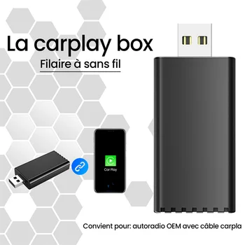 Автомобильный Мини-Блок Искусственного Интеллекта для Apple Carplay Wireless Adapter Автомобильный OEM Проводной CarPlay К Беспроводному CarPlay USB-Ключу Plug and Play Playaibox