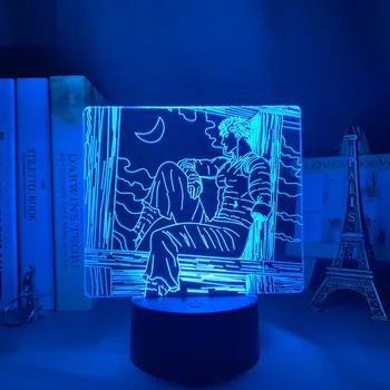 Аниме Светодиодный ночник Berserk Guts для спальни, подарок в стиле деко, Красочный ночник, манга, 3D лампа, Berserk Guts