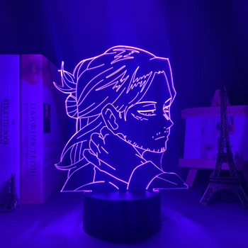 Аниме Светодиодный Светильник My Hero Academia Shota Aizawa для Спальни Декоративный Ночник Подарок На День Рождения Манга 3d Ночник Прикроватный