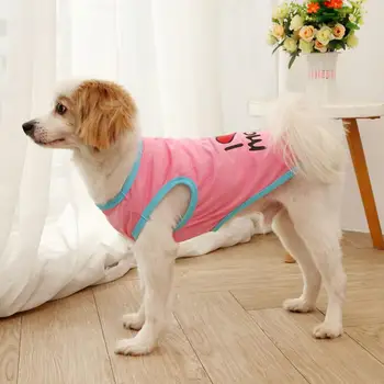 Блузка для домашних животных с круглым воротником, украшающая контрастные цвета, Милая толстовка для домашних животных, костюм, рубашка для домашних животных на открытом воздухе