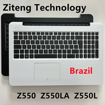 Бразилия Ноутбук Подставка для рук клавиатура Верхняя для Asus Z550 Z550LA Z550L Клавиатура ноутбука C Крышкой 90NB0D13-R31BR0 90NB0D11-R31BR0