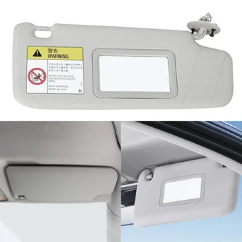 Внутренний солнцезащитный козырек Слева справа Панель солнцезащитного козырька в салоне автомобиля с зеркалом для макияжа Внутренний солнцезащитный козырек для Chevrolet Aveo 2011-2015