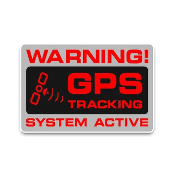 Водонепроницаемая Предупреждающая Полицейская Система GPS-слежения, Наклейка на автомобиль, ПВХ Покрытие, Царапины На Бампере, Аксессуары для лобового стекла 12 см X 7 см