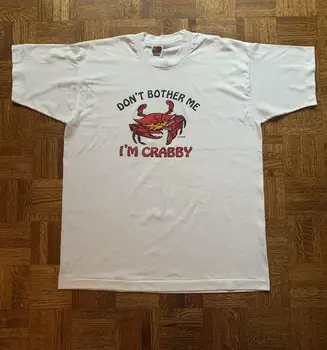 Графическая Комедийная футболка 90-х “Не беспокойте меня, я Раздражительный”