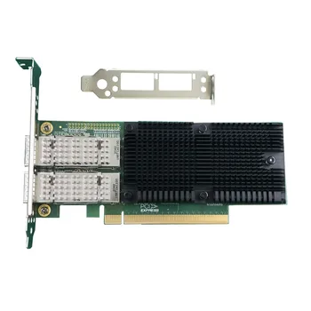 Двухпортовый оптический сетевой адаптер 100 Гбит/с с чипом inteE810 PCI-E X16 e810-cqda2
