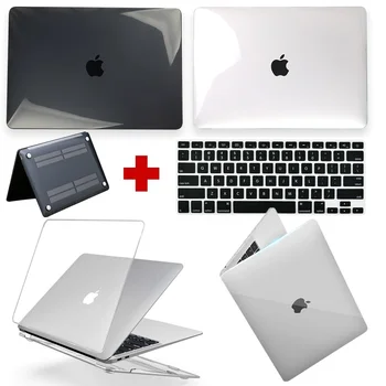 Для Apple Macbook Air 13/11 /MacBook Pro 13/16/15 Дюймов Чехол Для Ноутбука Жесткий Защитный Чехол + Крышка Клавиатуры