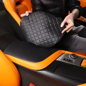 Для Chevrolet Corvette C7 2014-2019 кожаный углепластиковый автомобильный центральный подлокотник, защитная крышка, автомобильные аксессуары