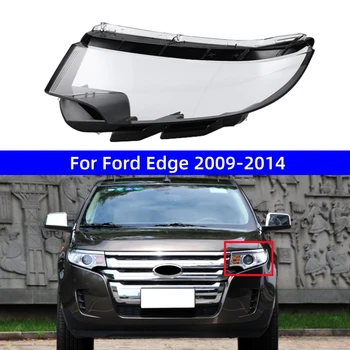 Для Ford Edge 2009 2010 2011 2012 2013 2014 Автоаксессуар Замените Прозрачный Корпус фонарей PC На Абажур передних Фонарей