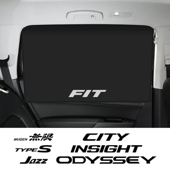 Для Honda Fit Insight Mugen Jazz Odyssey City Типы Vtec TypeR Vez Магнитное Солнцезащитное Боковое стекло автомобиля Пылезащитный козырек Шторная крышка