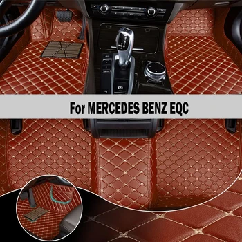 Изготовленный на Заказ Автомобильный Коврик для пола MERCEDES BENZ EQC 2020-2021 годов Выпуска Модернизированная версия Аксессуары для ног Coche Ковры