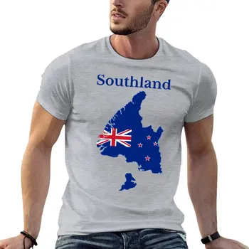 Карта региона Саутленд , регион Новая Зеландия. Футболка с графикой, футболка, корейская мода, футболки для любителей спорта, мужская одежда