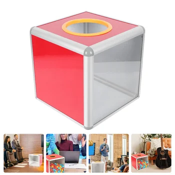 Коробка для розыгрыша Кубическая урна для голосования Многофункциональная лотерейная коробка для пожертвований