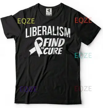 Либерализм Найти лекарство Трамп 2020 Забавная предвыборная политическая футболка Рубашки Трампа