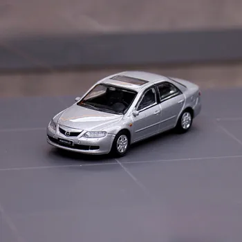 Литая под давлением модель Mazda-6 в масштабе 1:64, имитирующая автомобиль из классического сплава, Миниатюрная модель, Статическая коллекционная игрушка, дисплей праздничных подарков