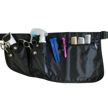 Многофункциональная сумка для хранения ножниц для волос, вместительная и портативная поясная сумка для салонного и домашнего использования