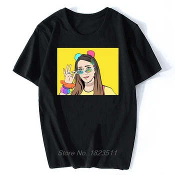 Мужская хлопчатобумажная футболка Jenna Marbles, женская футболка, летние футболки с круглым вырезом и коротким рукавом в стиле хип-хоп Harajuku