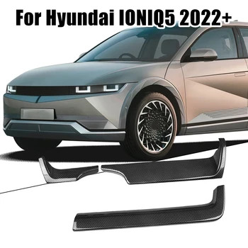 Накладка на деталь, Накладка из углеродного волокна, приборная панель для Hyundai IONIQ 5 2022 + Рамка, Аксессуары из ABS, высокое качество