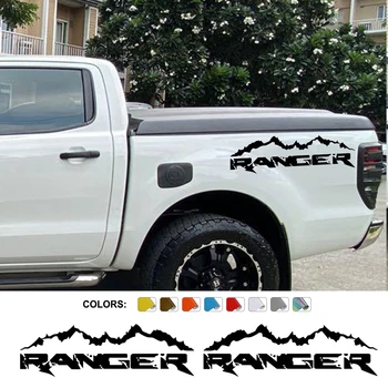 Наклейка для пикапа в горном стиле для Ford Ranger Raptor XL XLT Lariat Car Graphics Decor Наклейки Виниловые чехлы Автоаксессуары
