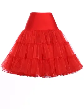Нижняя юбка 50-х годов, платье в стиле рокабилли, кринолин, нижняя юбка-пачка для женщин
