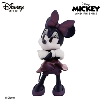 Новая модель персонажа мультфильма Disney Микки Маус Сердитая Минни Модные Декоративные игрушки ручной работы Настольные украшения Подарок для детей