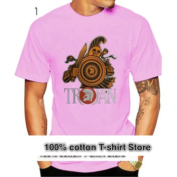 Новая популярная мужская черная футболка Trojan Records, размер S-3Xl, удобная футболка