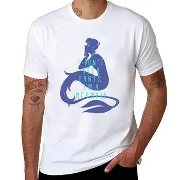 Новая футболка I'm a mermaid на заказ, футболки для мальчиков с животным принтом, мужские забавные футболки